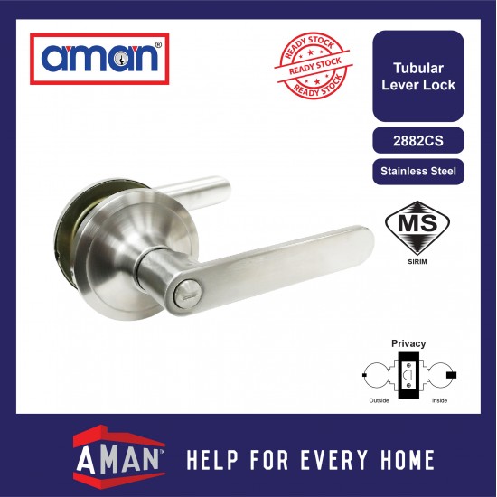 AMAN Heavy Duty Tubular Lever Lock - 2881 Series