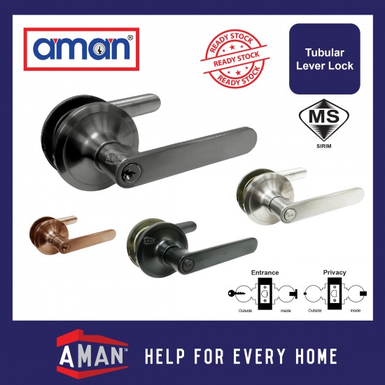 AMAN Heavy Duty Tubular Lever Lock - 2881 Series