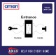 AMAN Heavy Duty Tubular Lever Lock - 2881 Series