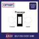 AMAN Cylindrical Door Knob Lock Set SIRIM - 3871 Series