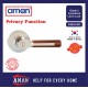 AMAN Cylindrical Tubular Lever Lock Grade 2 - Made In Korea