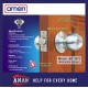 AMAN Cylindrical Door Knob Stainless Steel SIRIM - SR-3991 / SR-3971 Series