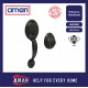 AMAN Double Entrance Handleset V-4661 - Solid Brass