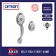 AMAN Double Entrance Handleset V-4661 - Solid Brass