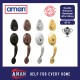 AMAN Heavy Duty Double Entrance Handleset - Zinc Alloy