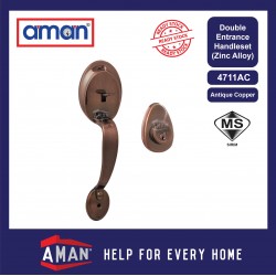 AMAN Heavy Duty Double Entrance Handleset - Zinc Alloy