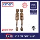 AMAN Double Deadbolt Double Locking Entrance Handleset