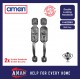 AMAN Double Deadbolt Double Locking Entrance Handleset