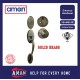 AMAN Entrance Handleset VB-4981 - Solid Brass