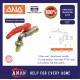 ANA Lever Bib Cock Ball Cock Aluminium Handle Washing Machine Faucet 1/2'' 3/4"