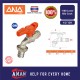ANA Lever Bib Cock Ball Cock Aluminium Handle Washing Machine Faucet 1/2'' 3/4"