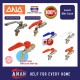 ANA Lever Bib Cock Ball Cock Aluminium Handle Washing Machine Faucet 1/2'' 3/4"