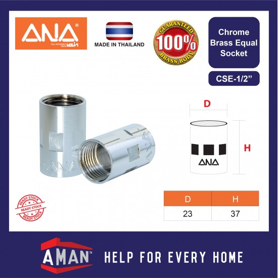 ANA Chrome Socket FM / Hex Nipple / Equal Socket
