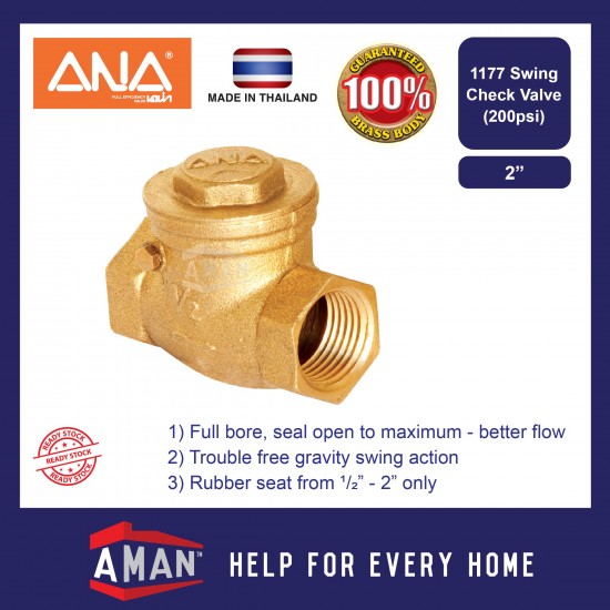 ANA Swing Check Valve 2"