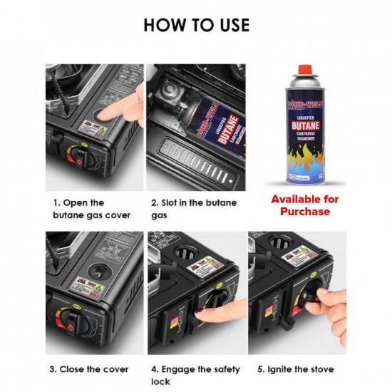 BOND-WELD Portable Gas Stove