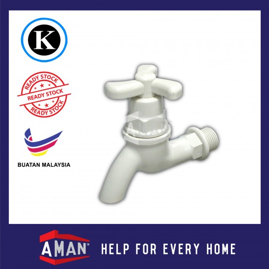 PVC Bib Tap 1/2" Made In Malaysia