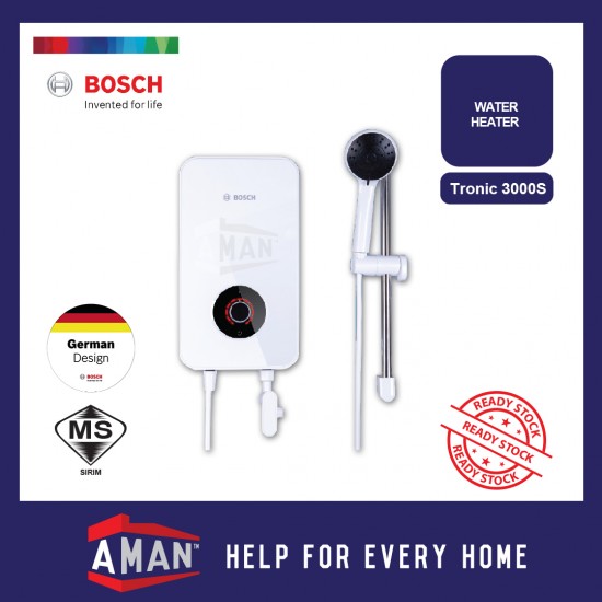 Bosch Tronic 3000S – Electric Instantaneous Water Heater without pump