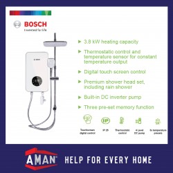 Bosch Tronic 8000S – Electric Instantaneous Water Heater with DC pump and rain shower