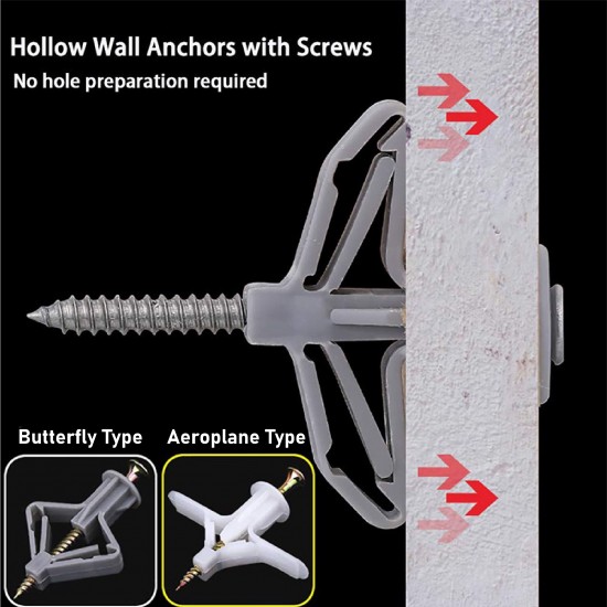 Nylon Butterfly Anchor /  Aeroplane Anchor