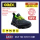 COLEX Sporty Safety Shoes Safety Boots Kevlar Sole Anti Slip Anti Smash Lightweight Breathable Steel Toe SXG-500