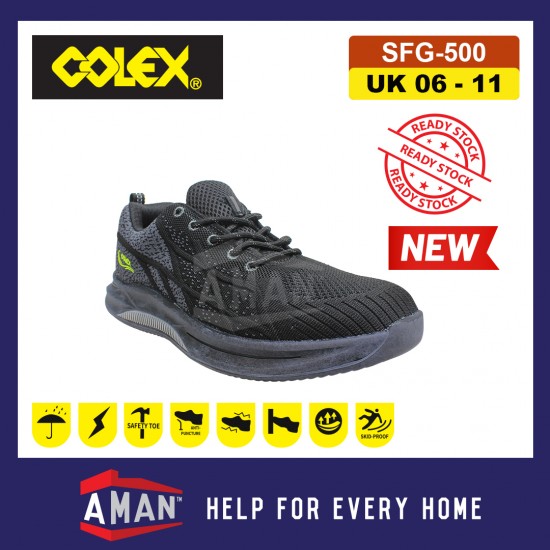 COLEX Safety Fashion Stylish Affordable Steel Toe Cap Shoes SFG-500