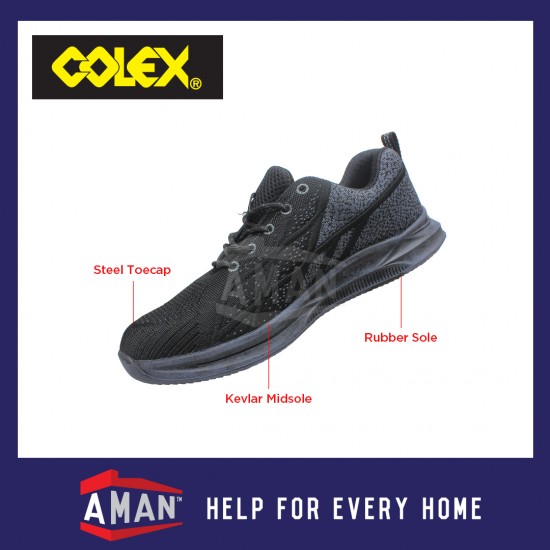 COLEX Safety Fashion Stylish Affordable Steel Toe Cap Shoes SFG-500