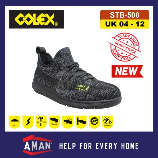 Colex Safety Fashion Stylish Steel Toe Cap Shoes STB-500