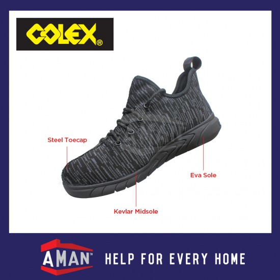 Colex Safety Fashion Stylish Steel Toe Cap Shoes STB-500