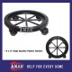 4 Wheel PVC Heavy Duty Gas Roller / Gas Stand / Gas Roller Base Kitchen Storage Organizers / 4 Castors Gas Cylinder Rack