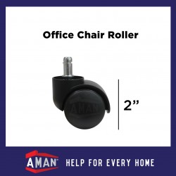 Office Chair Caster Roller Wheel Replacement Swivel Castor Wheels 2" 1Pcs