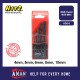 HITZ HSS Drill Bits Set Twist Bits Drilling Metal Steel Wood Plastic Aluminium Fiber Mata Tebuk Besi Inch