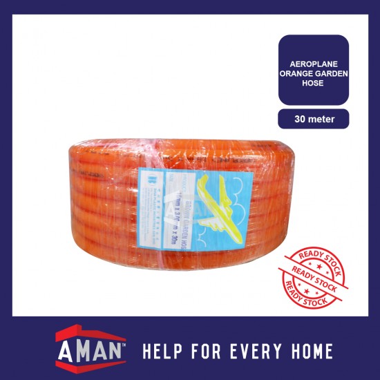 Gardening PVC Hose Orange / Green 1.75mm Thickness Rubber Hose Green Hos Getah Oren 100% Virgin Material 10M / 30M