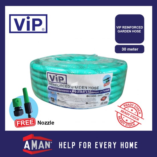 Gardening PVC Hose Orange / Green 1.75mm Thickness Rubber Hose Green Hos Getah Oren 100% Virgin Material 10M / 30M