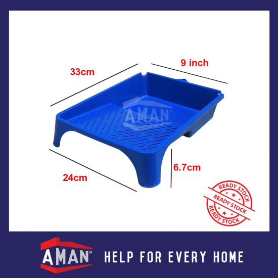 Long-lasting PVC 2-In-1 Paint Tray/ Berkas Cat 9"