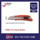 JETECH Auto Lock Cutter Knife 22mm CF-J60