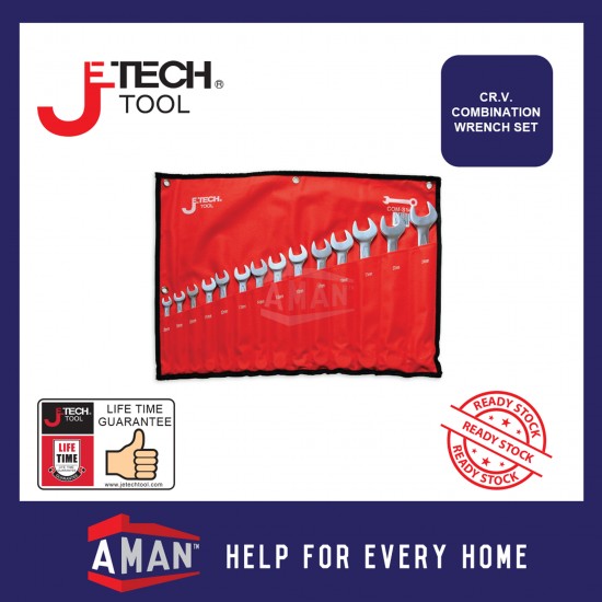 JETECH CRV Combination Wrench Set 8-24mm