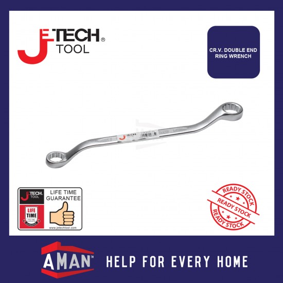 JETECH CRV Double End Ring Wrench Single Piece
