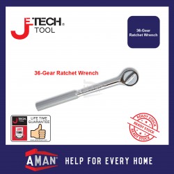 JETECH CRV Ratchet Wrench Soft Grip 45 Gear 1/2"