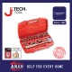 JETECH CRV Box Socket Set 15SP 6PT 10-24mm
