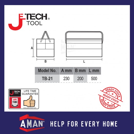 JETECH Heavy Duty 5 Compartment Tool Box