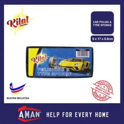 KILAT Car Care Premium Car Wash Waxing Polishing Tire Tyre Sponge Square