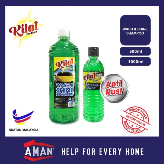 KILAT Car Care Eco Wash and Shine Shampoo 500ml