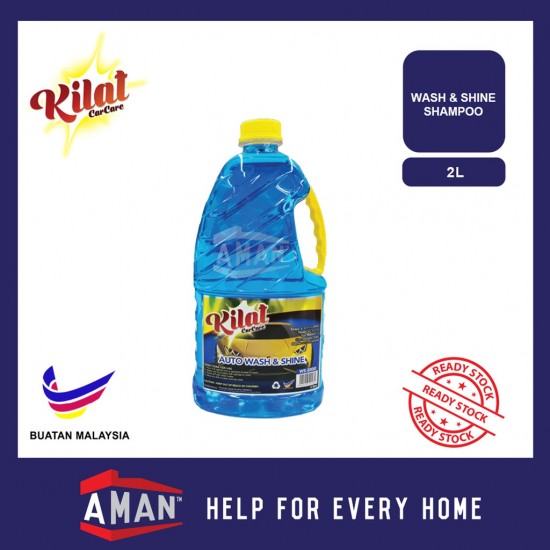 KILAT Car Care Wash and Shine Shampoo 2L