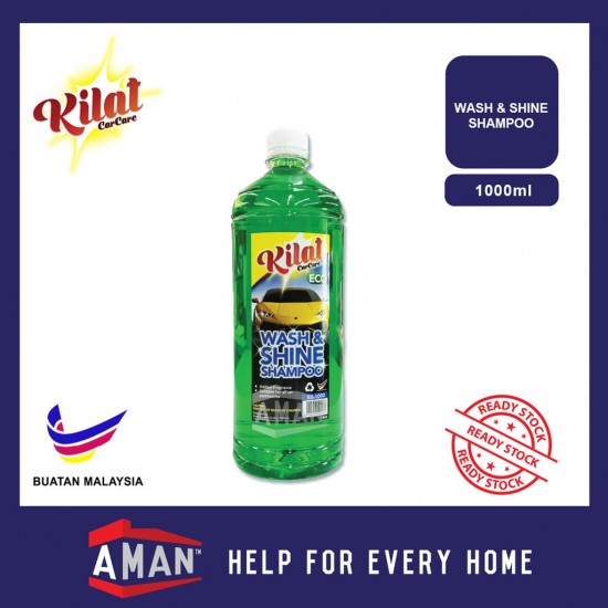 KILAT Car Care Eco Wash and Shine Shampoo 1L