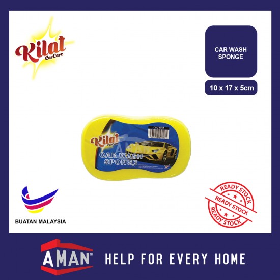KILAT Car Care Car Wash Waxing Polishing Tire Tyre Sponge Medium