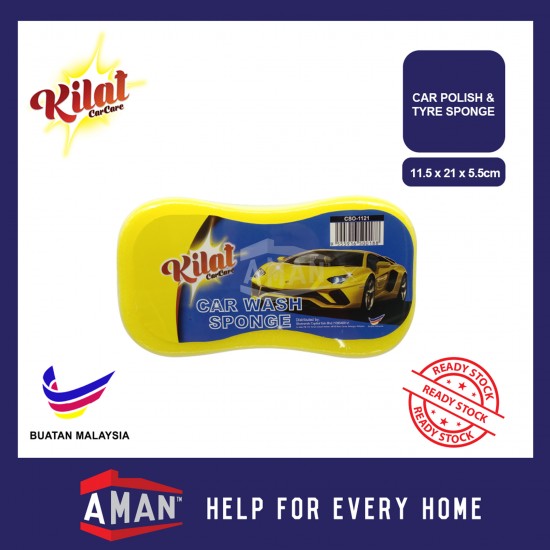 KILAT Car Care Car Wash Waxing Polishing Tire Tyre Sponge Big