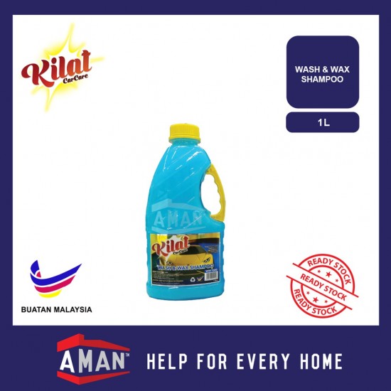 KILAT Car Care Wash and Wax Shampoo 1L