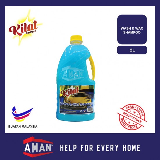 KILAT Car Care Wash and Wax Shampoo 2L