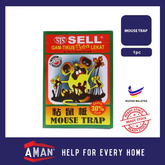 Original SELL Mouse Trap Kertas Gam Tikus EXTRA Lekat Mouse Glue Trap Rat Trap Mice Trap 1Pcs