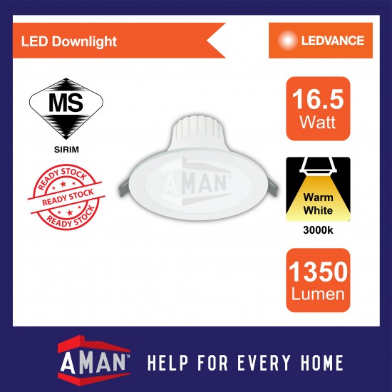 OSRAM 16.5W LED VALUE DOWNLIGHT 8" 8Pcs